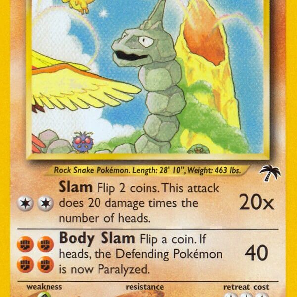Onix Pokemon Kaart