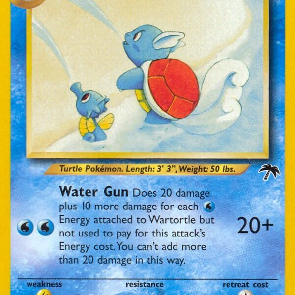 Wartortle Pokemon Kaart