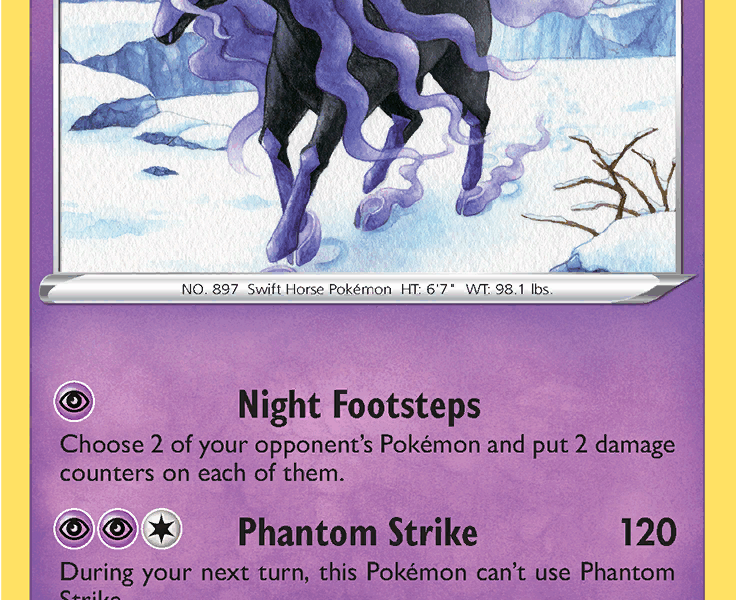 Spectrier Pokemon Kaart