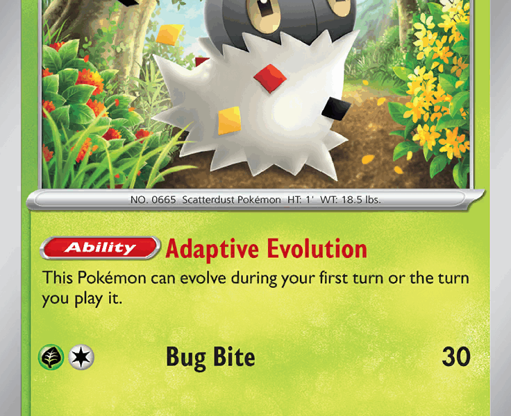 Spewpa Pokemon Kaart