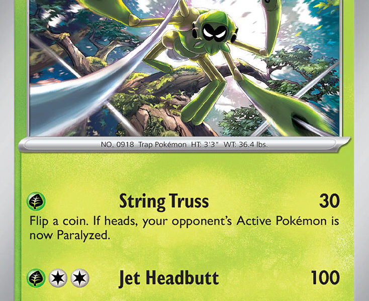 Spidops Pokemon Kaart
