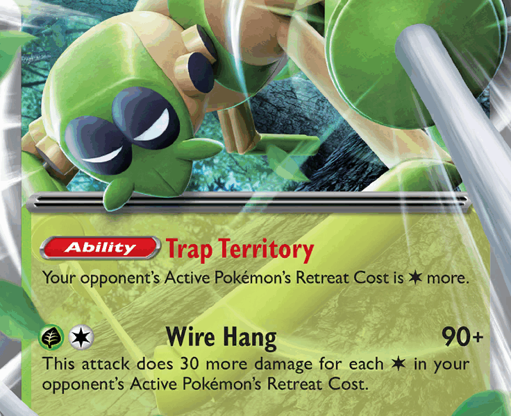 Spidops ex Pokemon Kaart