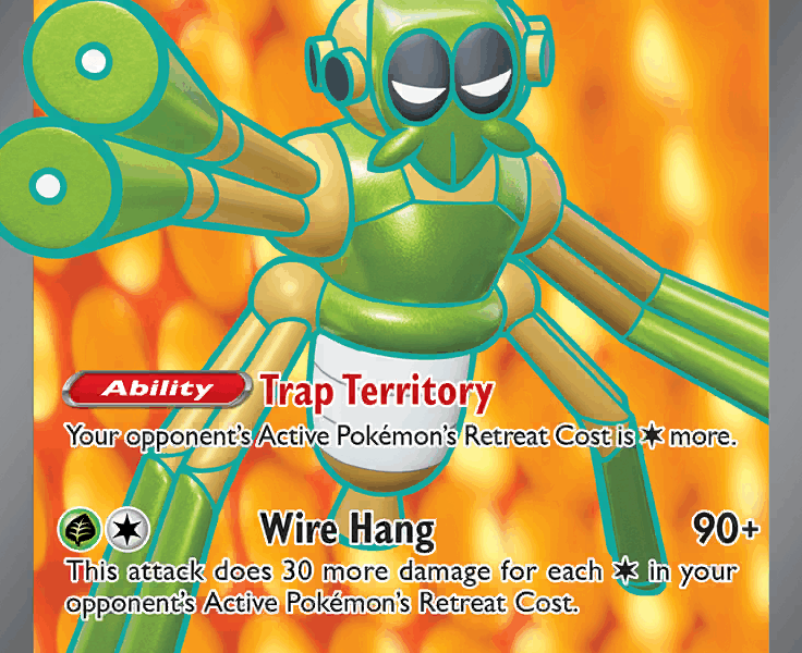 Spidops ex Pokemon Kaart