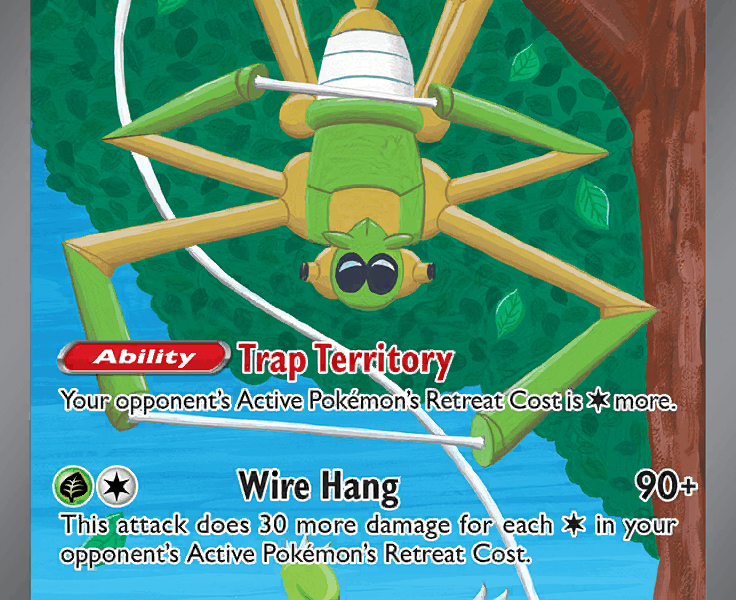 Spidops ex Pokemon Kaart
