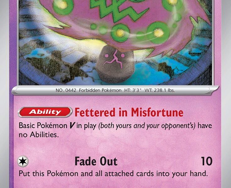 Spiritomb Pokemon Kaart
