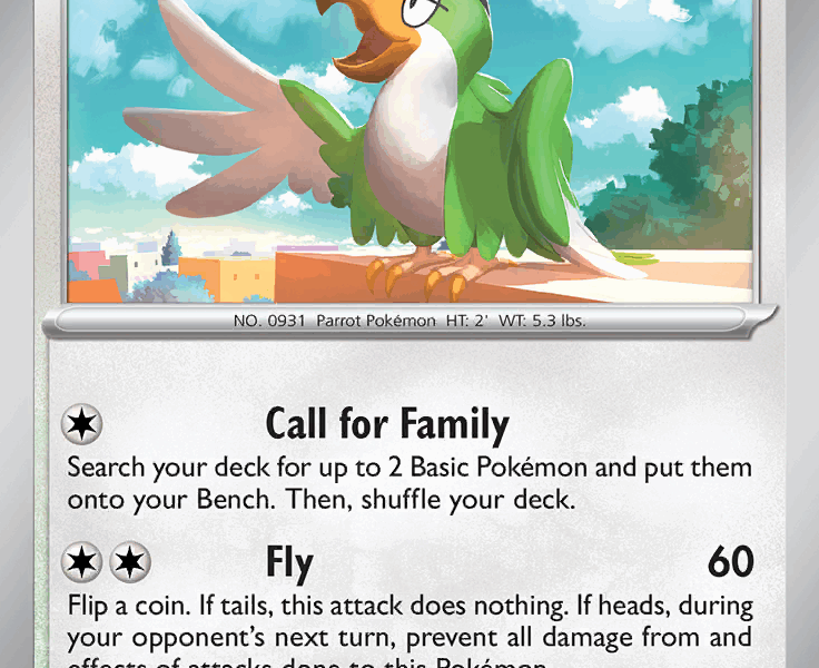 Squawkabilly Pokemon Kaart