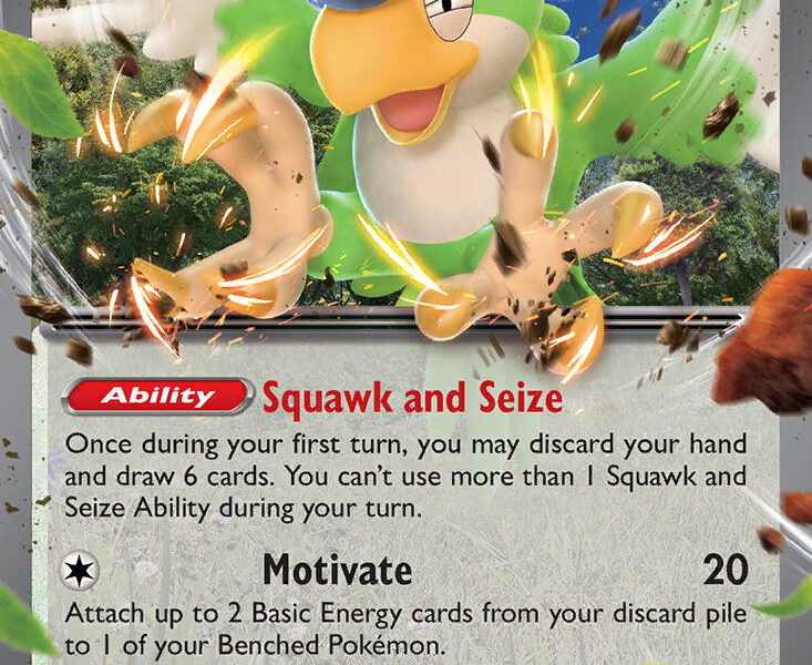 Squawkabilly ex Pokemon Kaart