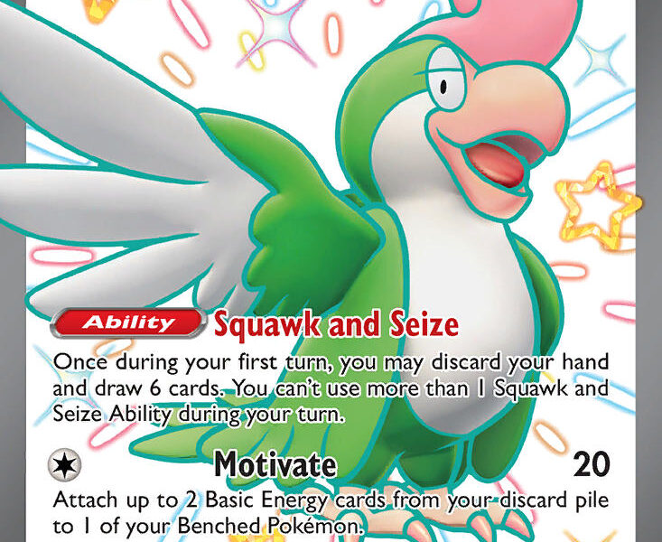 Squawkabilly ex Pokemon Kaart
