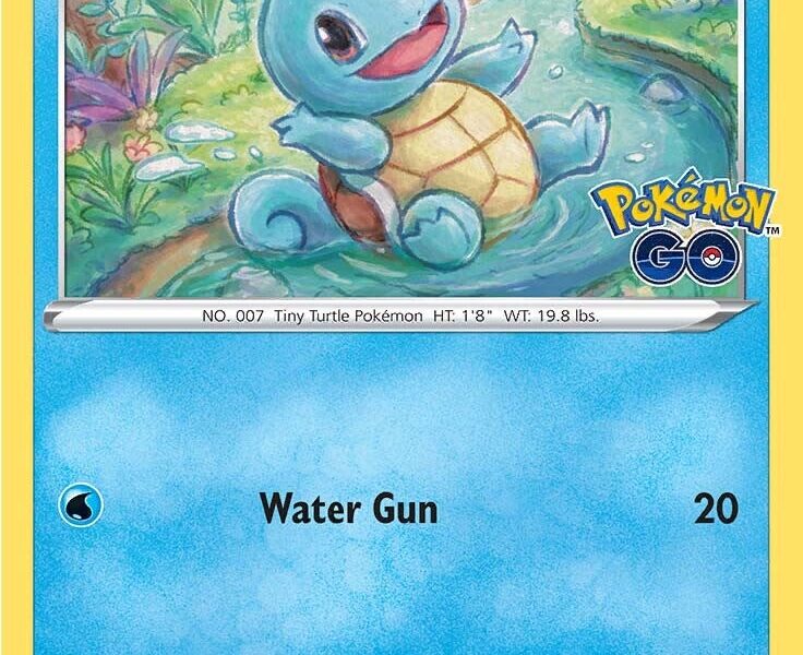 Squirtle Pokemon Kaart