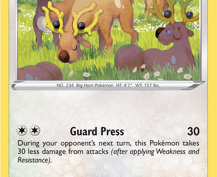 Stantler Pokemon Kaart