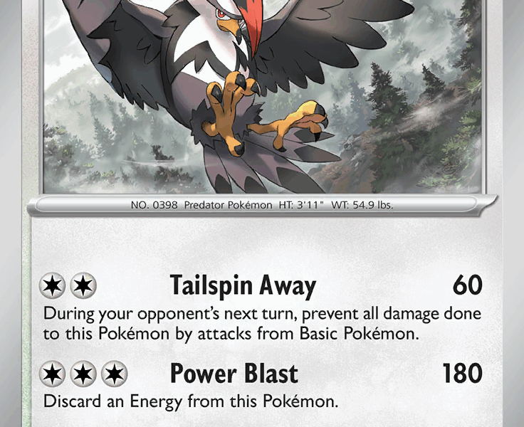 Staraptor Pokemon Kaart