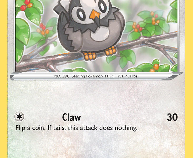 Starly Pokemon Kaart