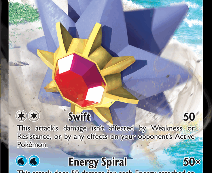 Starmie V Pokemon Kaart