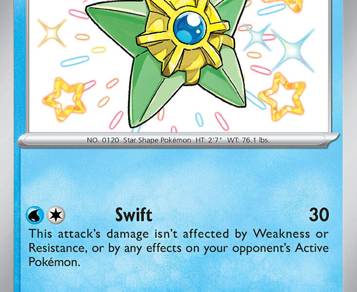 Staryu Pokemon Kaart