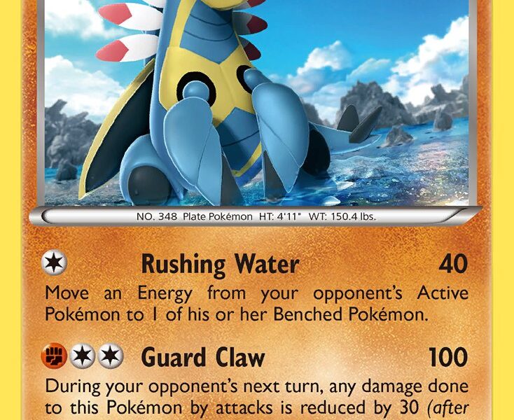 Armaldo Pokemon Kaart