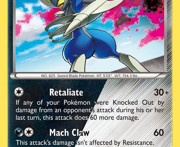 Bisharp Pokemon Kaart