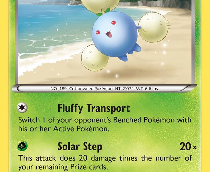 Jumpluff Pokemon Kaart