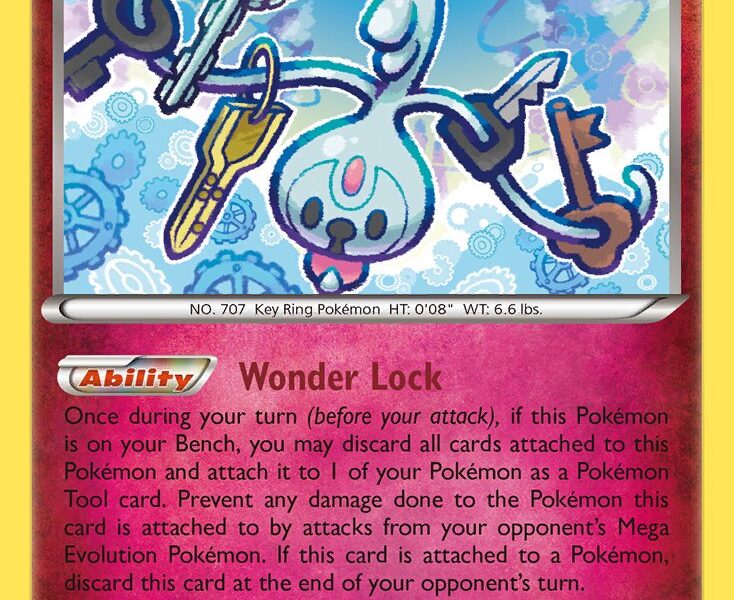 Klefki Pokemon Kaart