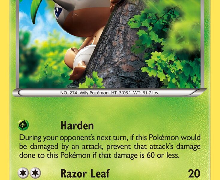 Nuzleaf Pokemon Kaart