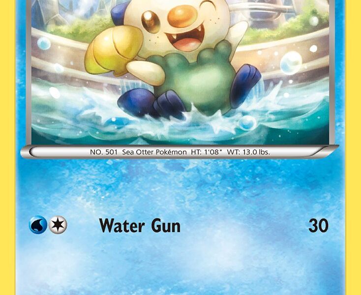 Oshawott Pokemon Kaart