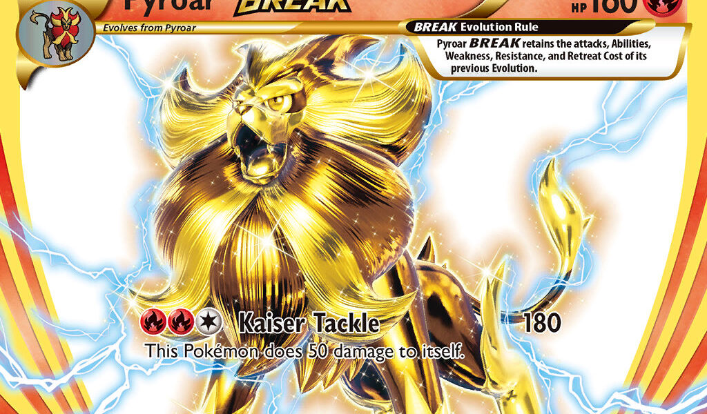 Pyroar BREAK Pokemon Kaart