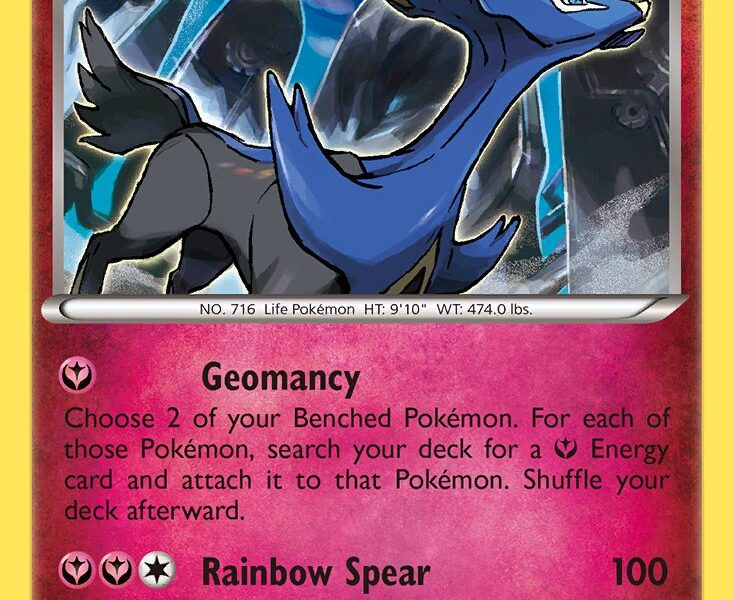 Xerneas Pokemon Kaart