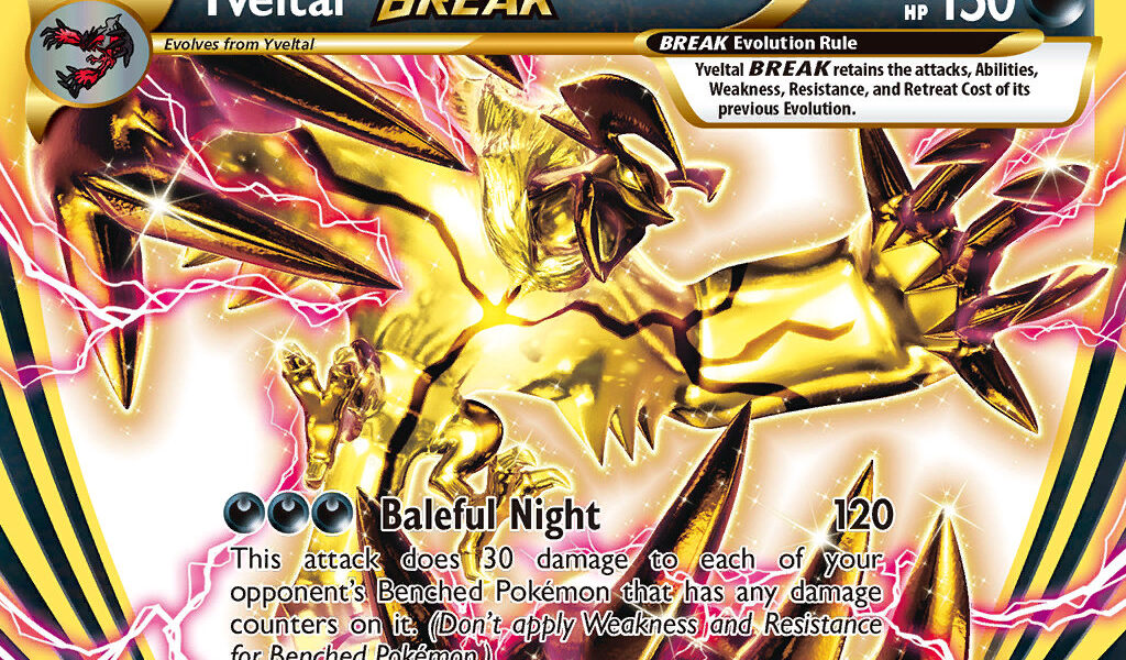 Yveltal BREAK Pokemon Kaart