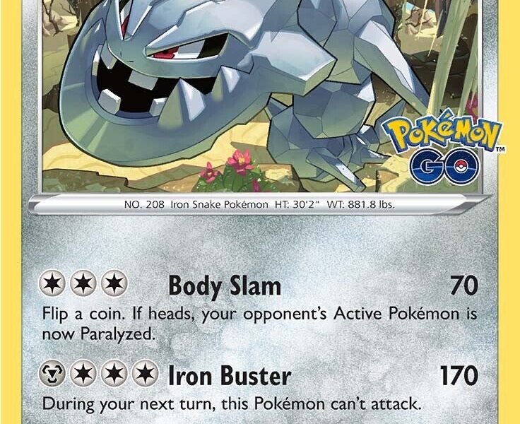 Steelix Pokemon Kaart