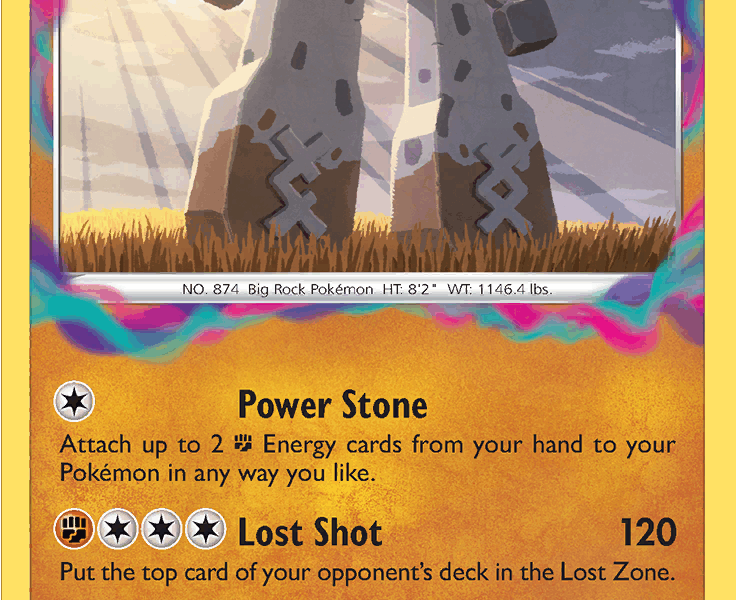Stonjourner Pokemon Kaart