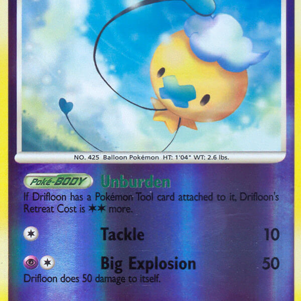 Drifloon Pokemon Kaart