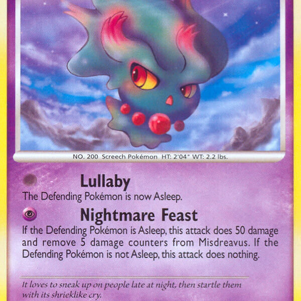Misdreavus Pokemon Kaart