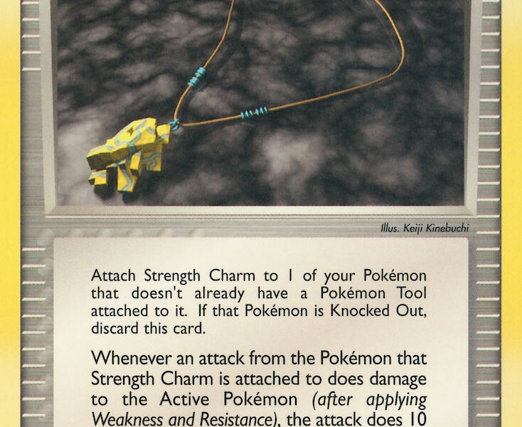 Strength Charm Pokemon Kaart