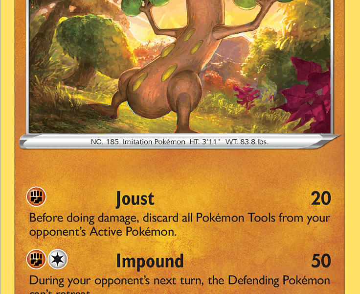 Sudowoodo Pokemon Kaart