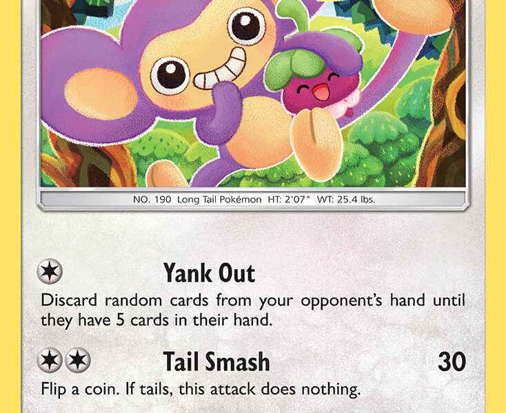 Aipom Pokemon Kaart