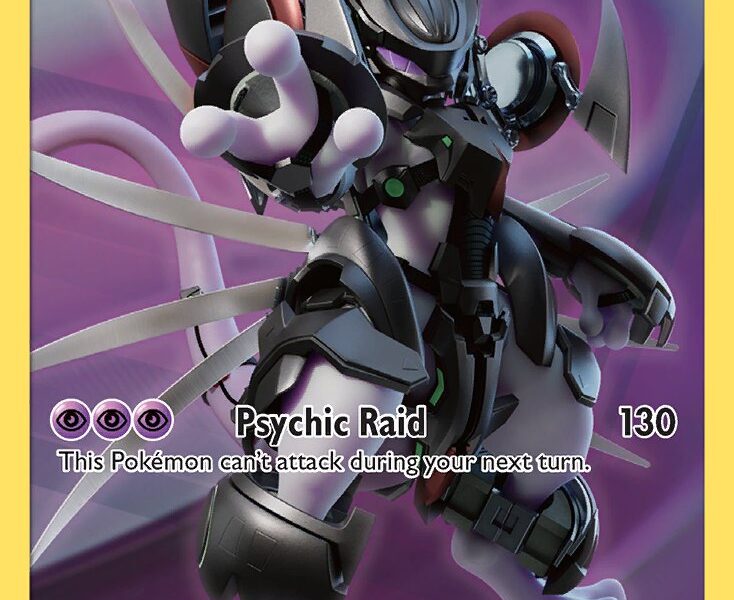 Armored Mewtwo Pokemon Kaart
