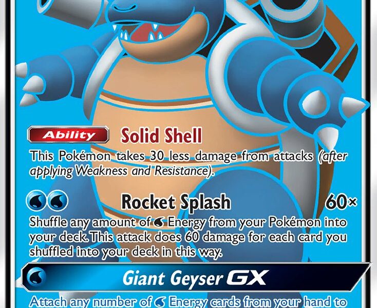 Blastoise-GX Pokemon Kaart