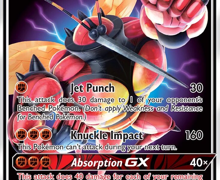 Buzzwole-GX Pokemon Kaart