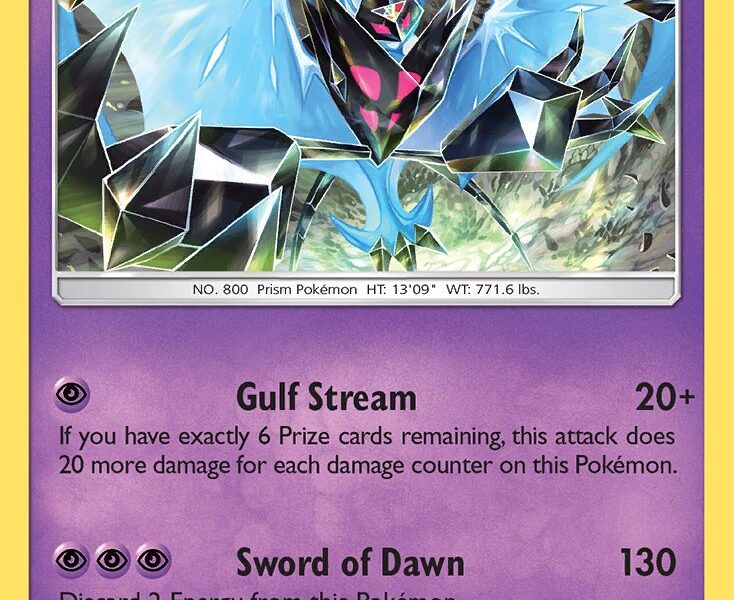 Dawn Wings Necrozma Pokemon Kaart