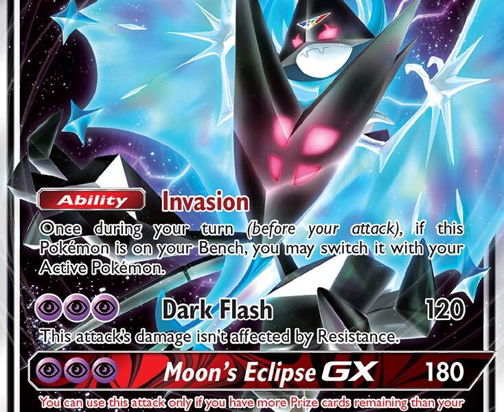Dawn Wings Necrozma-GX Pokemon Kaart