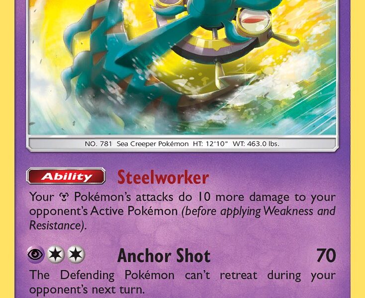 Dhelmise Pokemon Kaart
