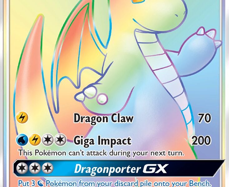 Dragonite-GX Pokemon Kaart