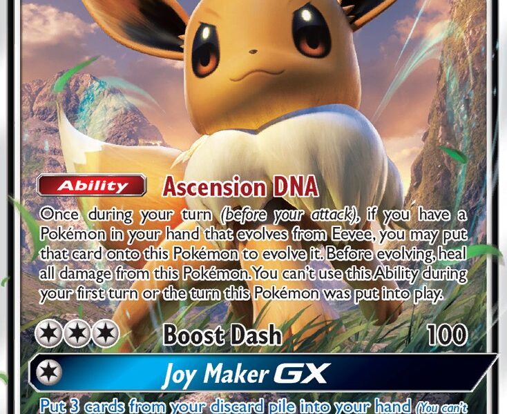 Eevee-GX Pokemon Kaart