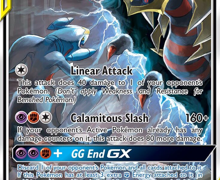 Garchomp & Giratina-GX Pokemon Kaart