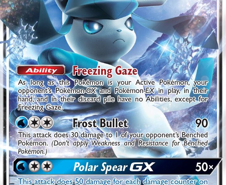 Glaceon-GX Pokemon Kaart