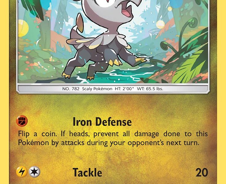 Jangmo-o Pokemon Kaart
