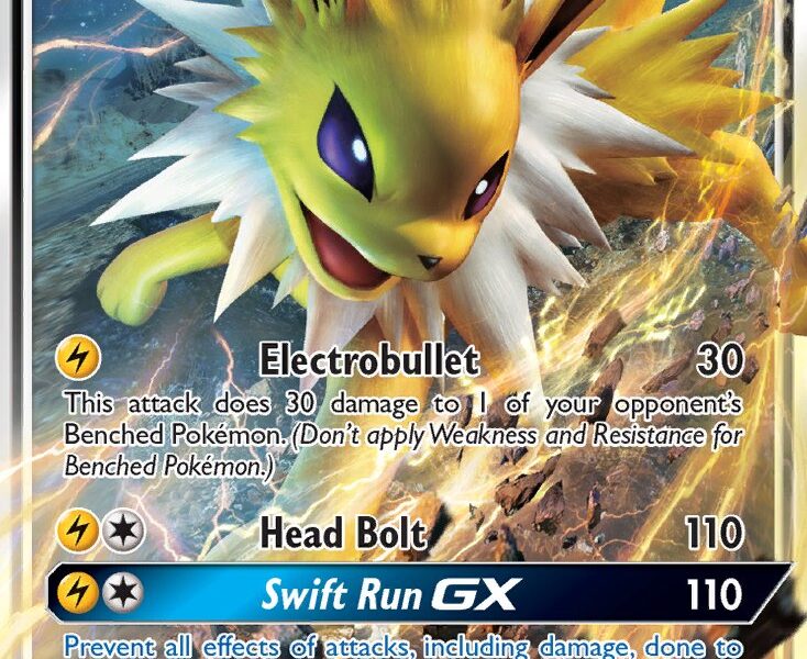 Jolteon-GX Pokemon Kaart