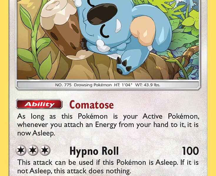 Komala Pokemon Kaart