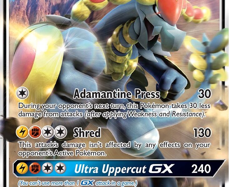 Kommo-o-GX Pokemon Kaart