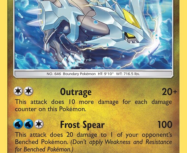 Kyurem Pokemon Kaart
