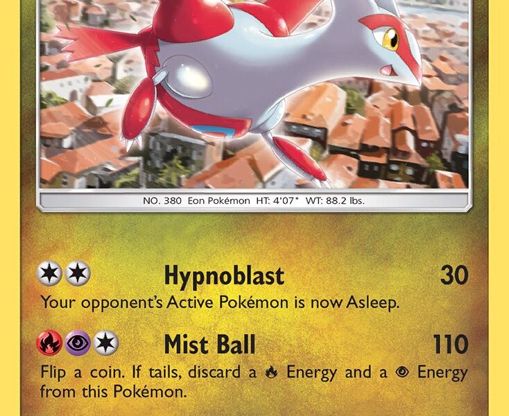 Latias Pokemon Kaart
